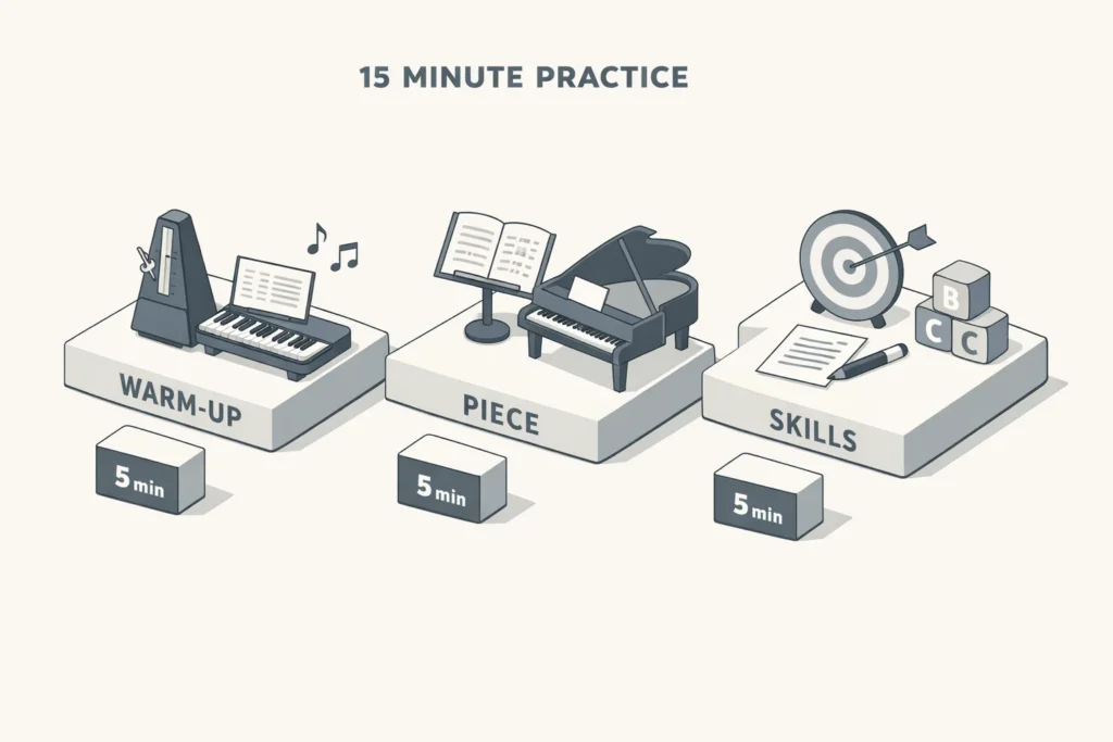 Build the habit first the 15-minute rule