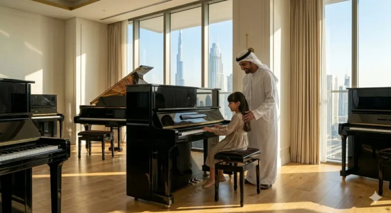 دليلك الشامل لشراء أول بيانو لطفلك في دبي (نصائح للآباء)
