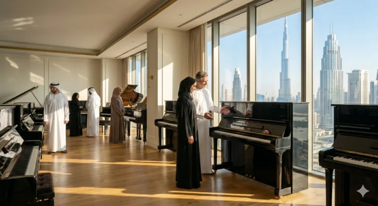 دليلك الشامل لشراء بيانو مستعمل في دبي: الجودة اليابانية والضمان المحلي من لطفي بيانو